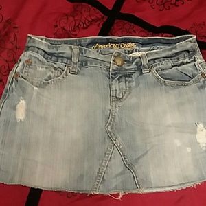 American Eagle Short Jean Skirt